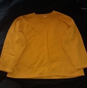 Mustard-colored Plus Size Sweater